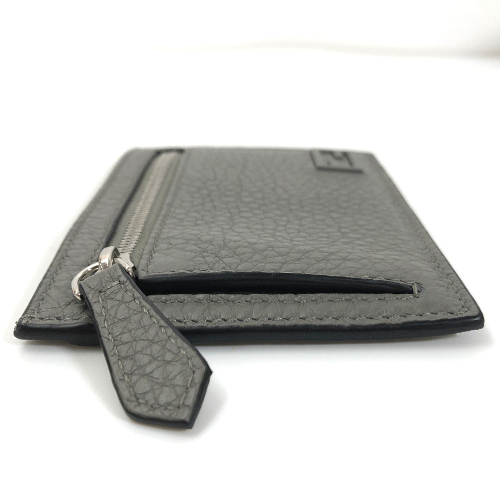 Luxury FendiLeather FF Baguette Card Holder - '10s