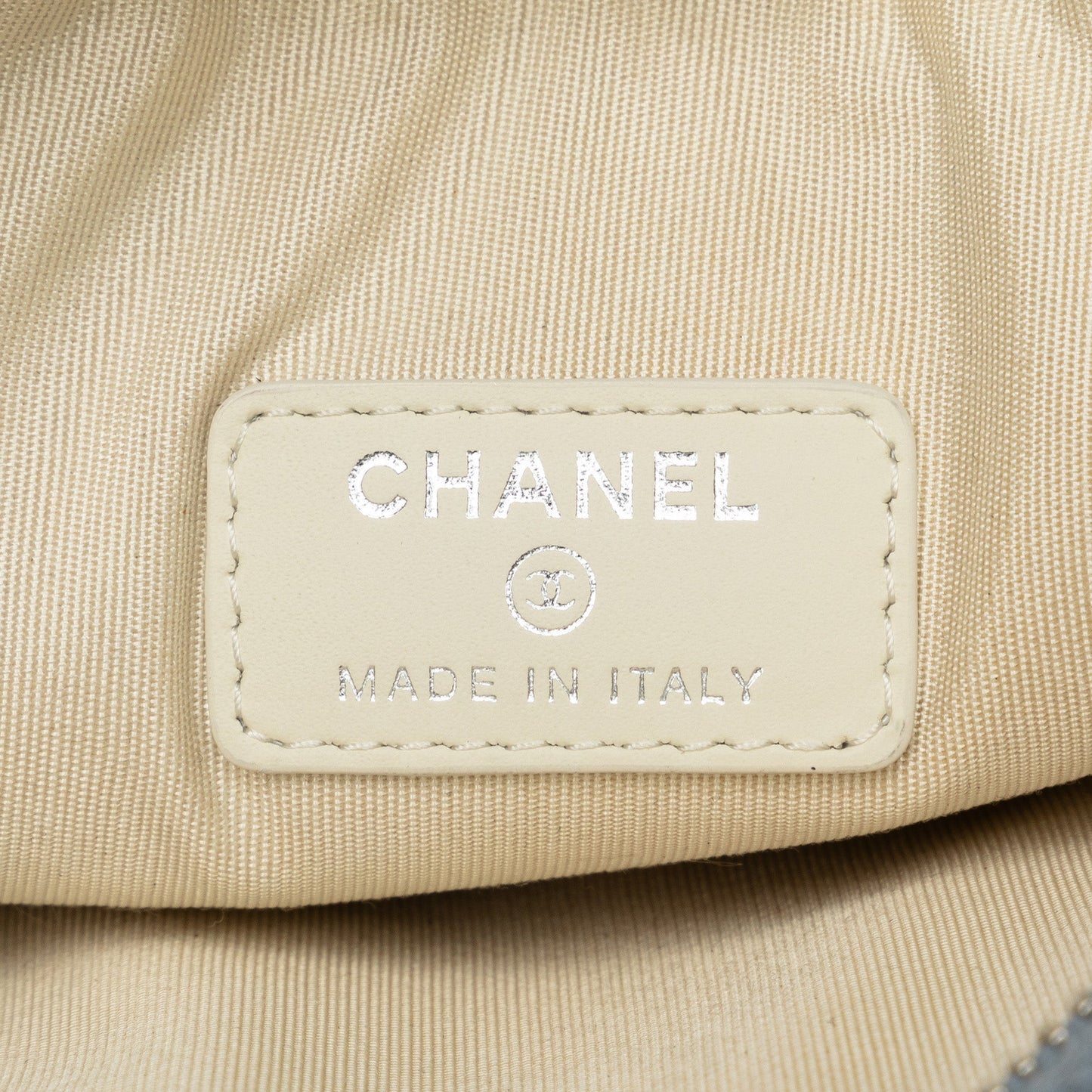 CHANEL Small Canvas Deauville O Case Clutch Bag