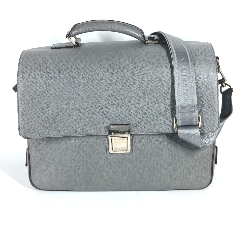 LOUIS VUITTON Shoulder Bag ‚l32638 Taiga Leather gray Taiga Vasiri GM mens