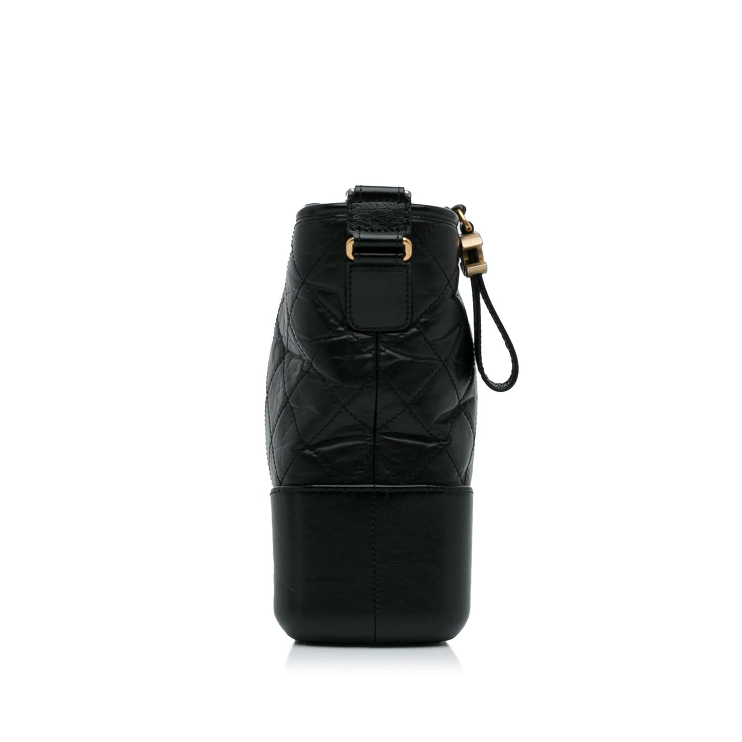 Luxury Chanel Gabrielle Medium Black Lambskin Gold