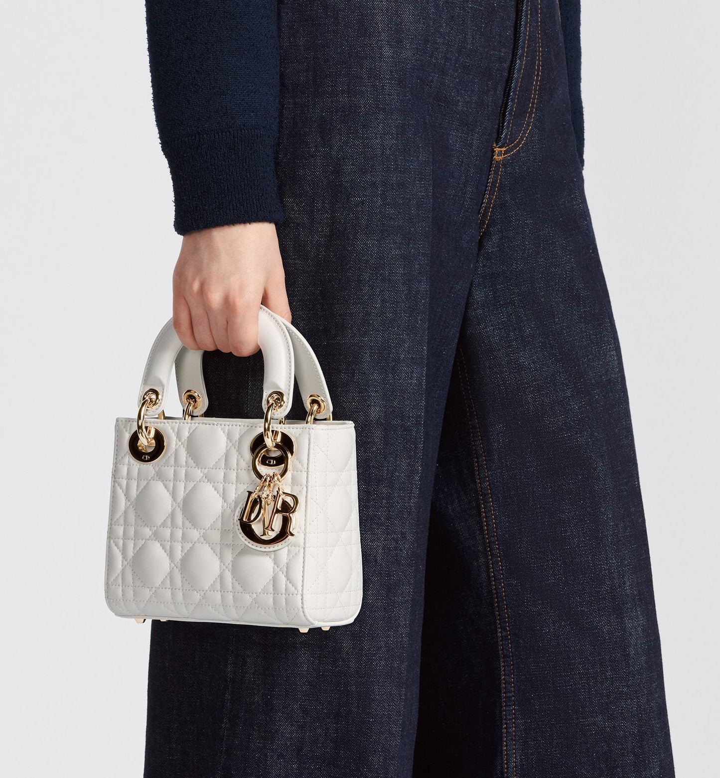 Mini Lady Luxury Dior Bag Latte Cannage Lambskin