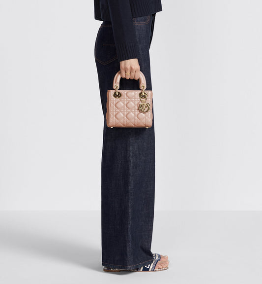 Mini Lady Luxury Dior Bag Blush Cannage Lambskin