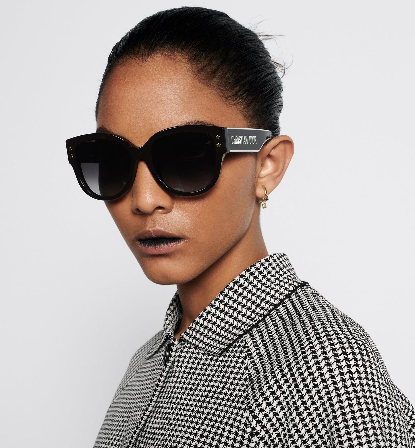 Luxury Diorpacific B2I Black Butterfly Sunglasses