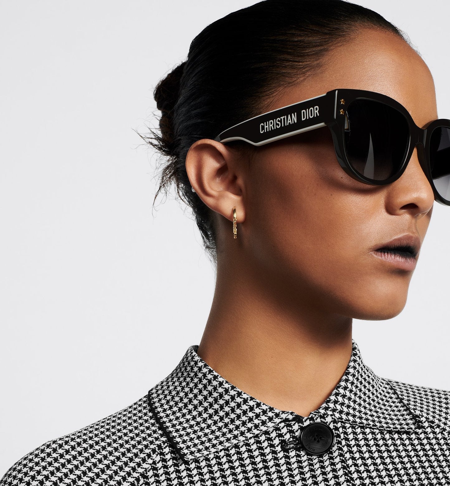 Luxury Diorpacific B2I Black Butterfly Sunglasses