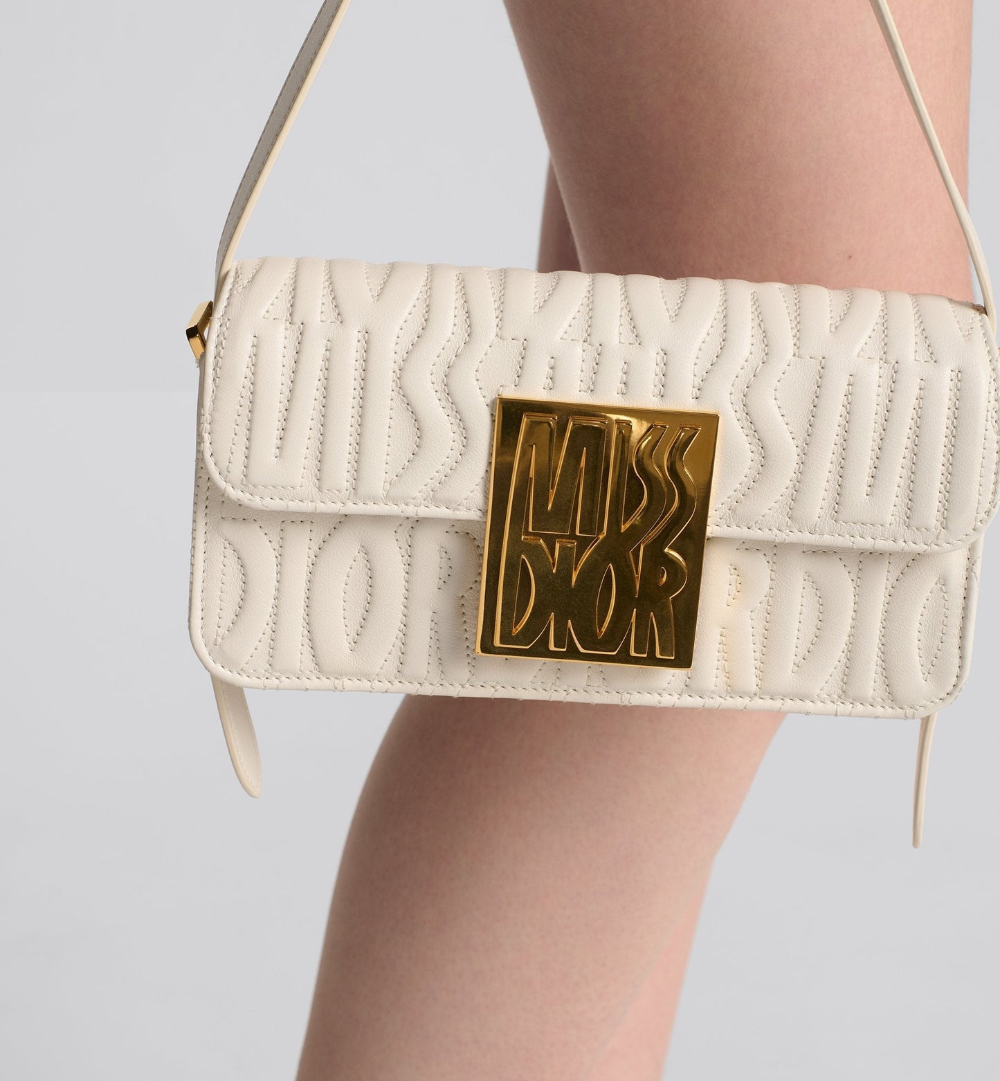 Miss Luxury Dior Flap Bag Latte Quilted Miss Luxury Dior Allover Calfskin