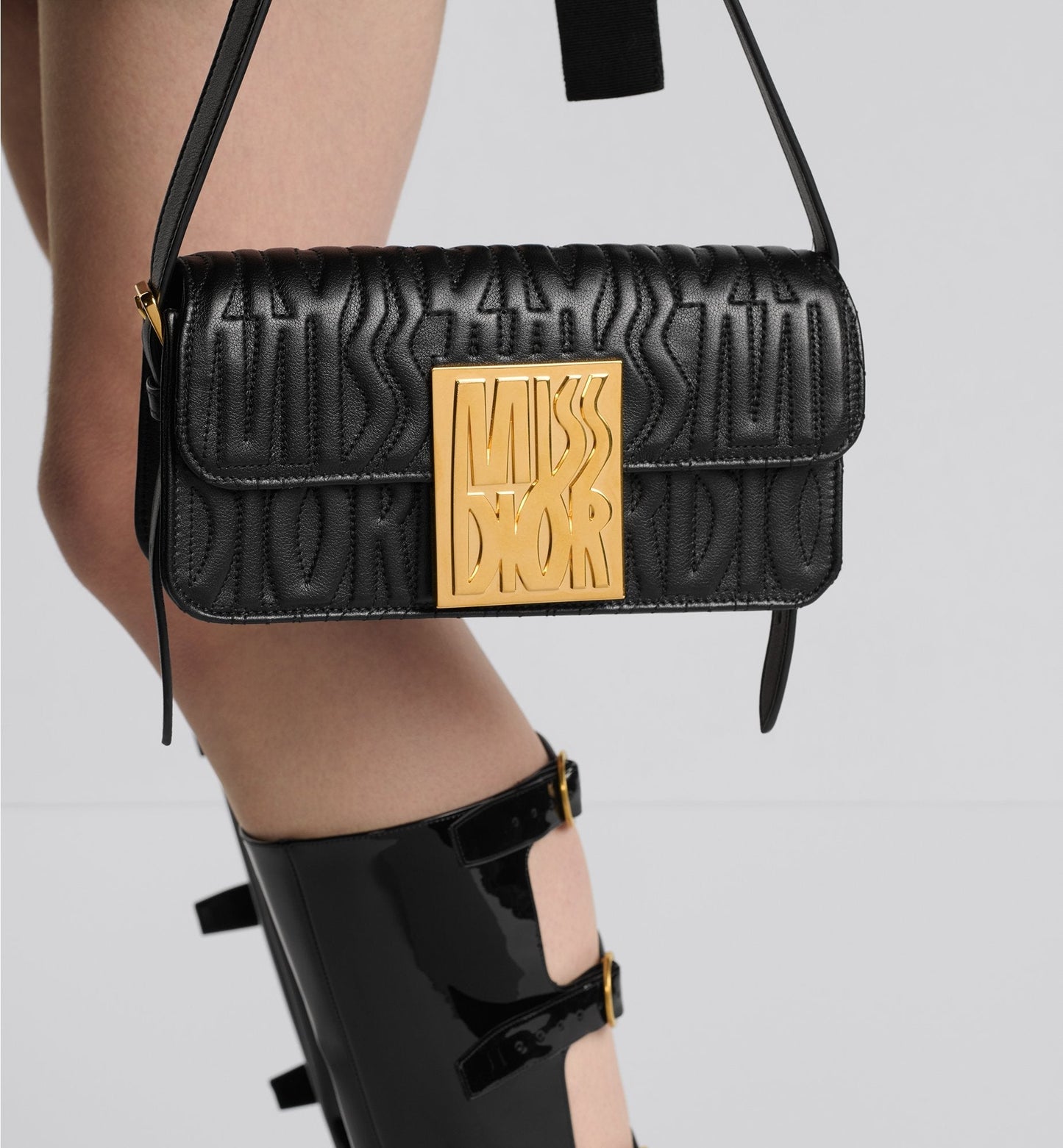 Miss Luxury Dior Flap Bag Black Quilted Miss Luxury Dior Allover Calfskin