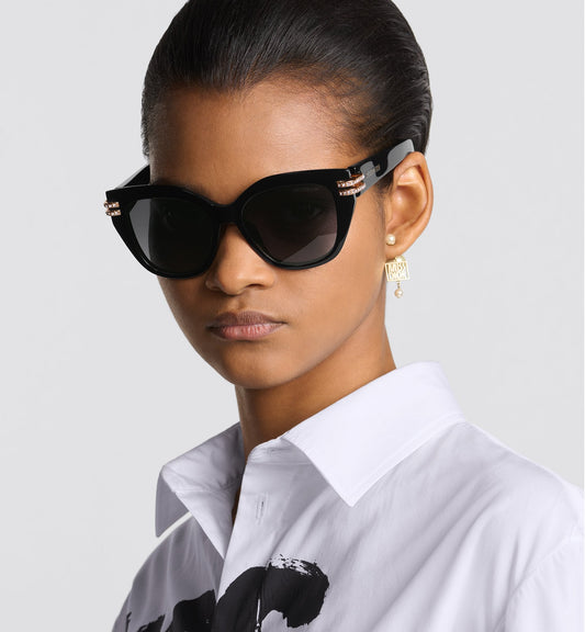 CLuxury Dior B4I Black Butterfly Sunglasses