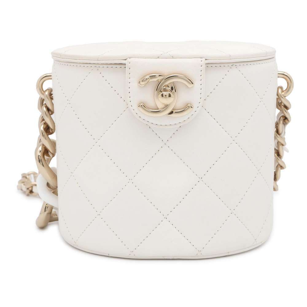 Chanel Vanity Chain Shoulder Bag Lambskin