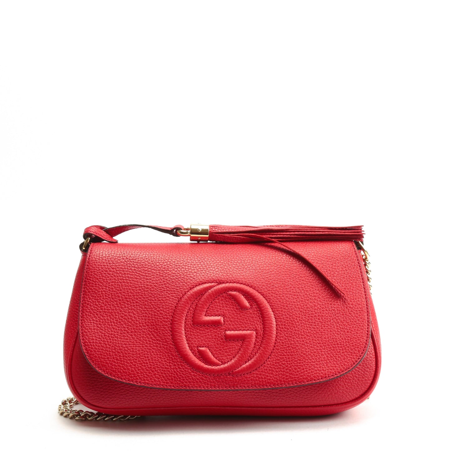 Luxury Gucci Medium Soho Flap Chain Bag