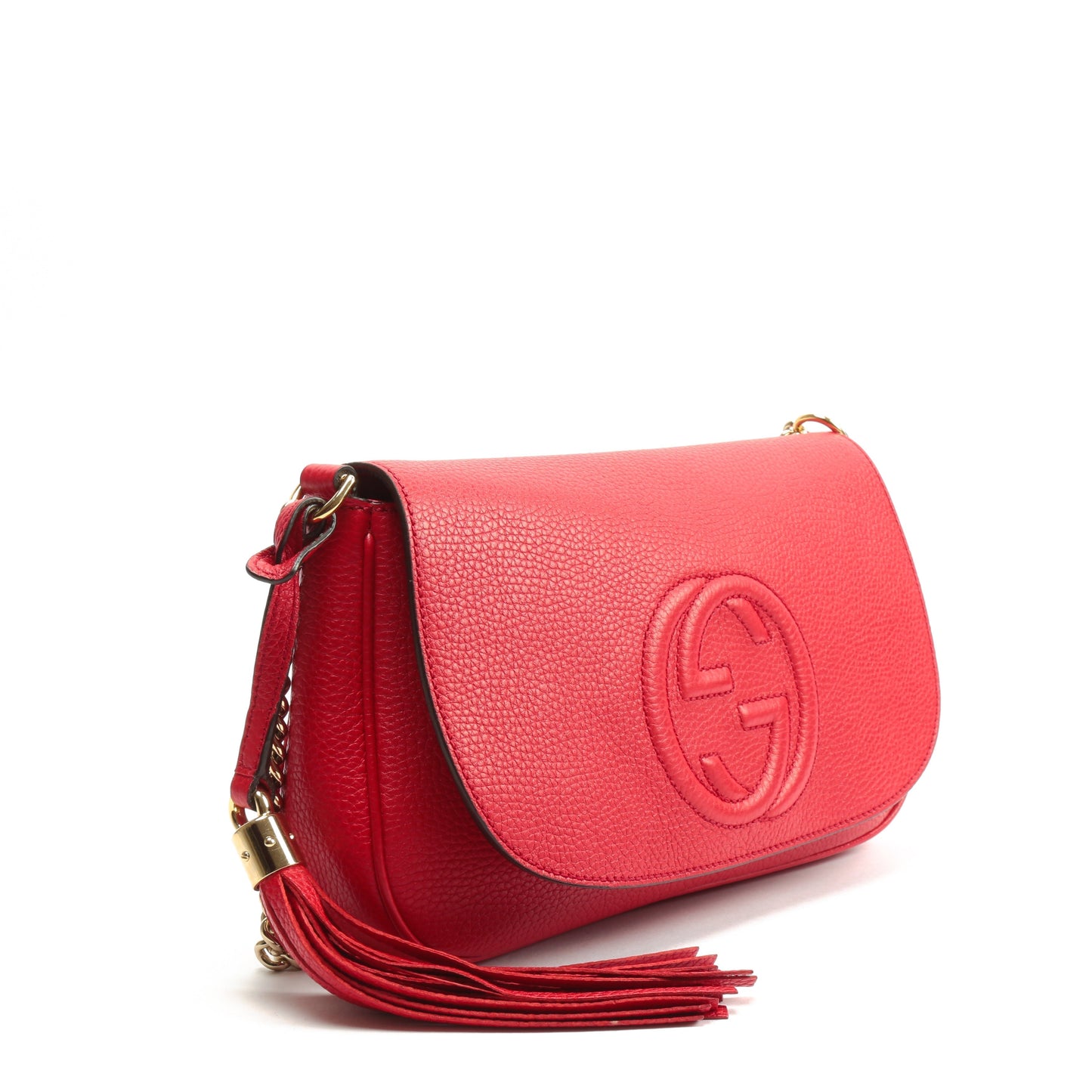 Luxury Gucci Medium Soho Flap Chain Bag