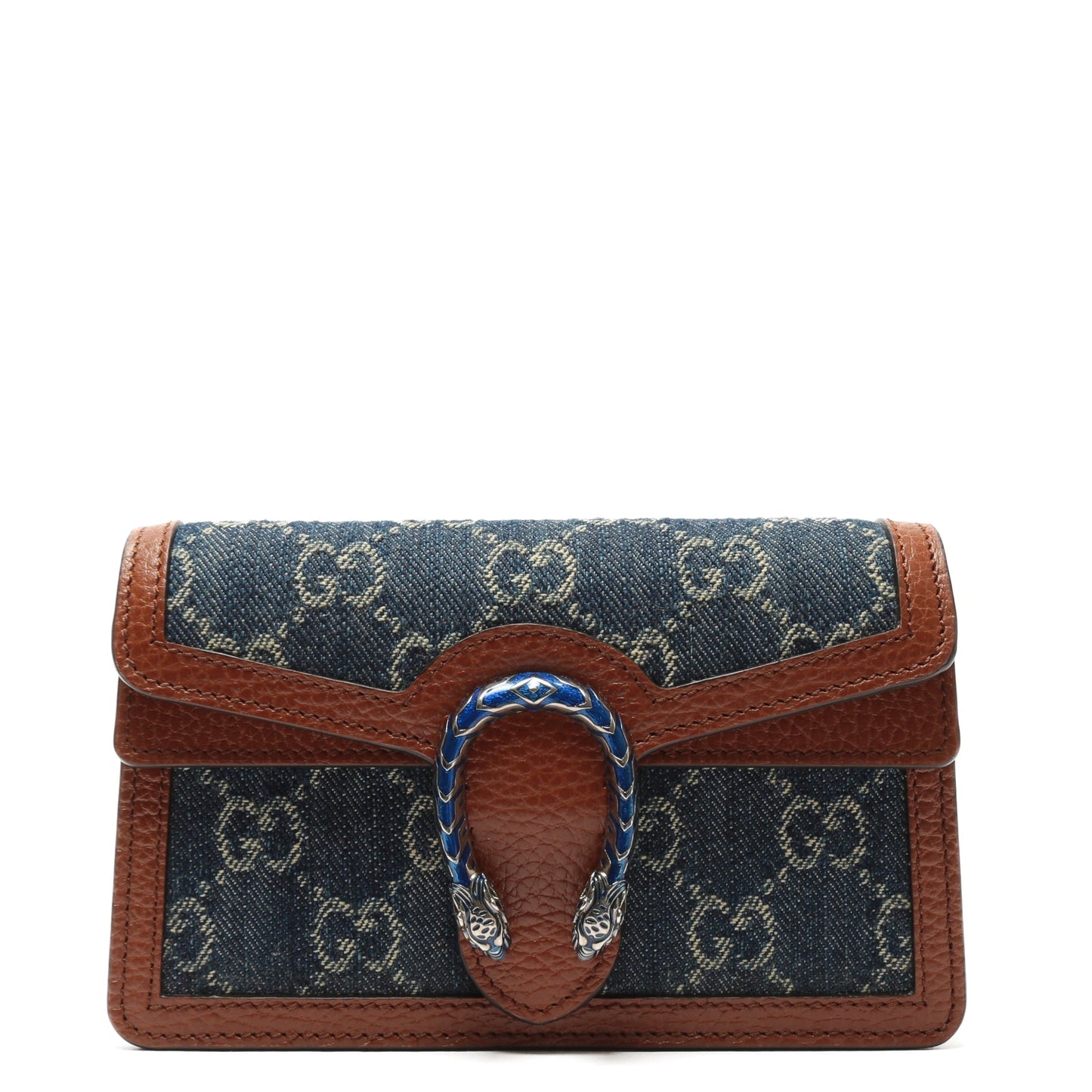 Luxury Gucci GG Denim Super Mini Dionysus