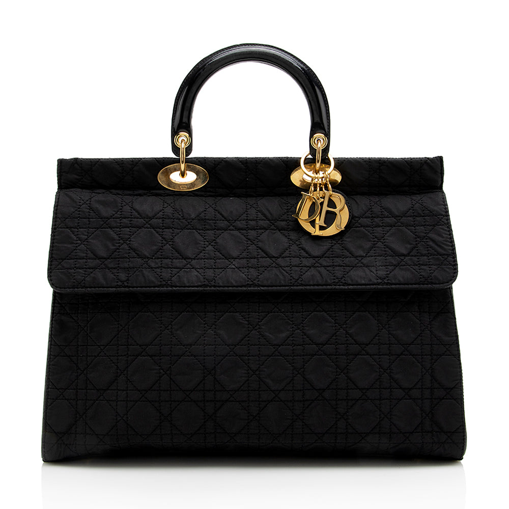 Luxury DiorVintage Nylon Lady Luxury DiorFold Over Large Satchel (SHF-18340)