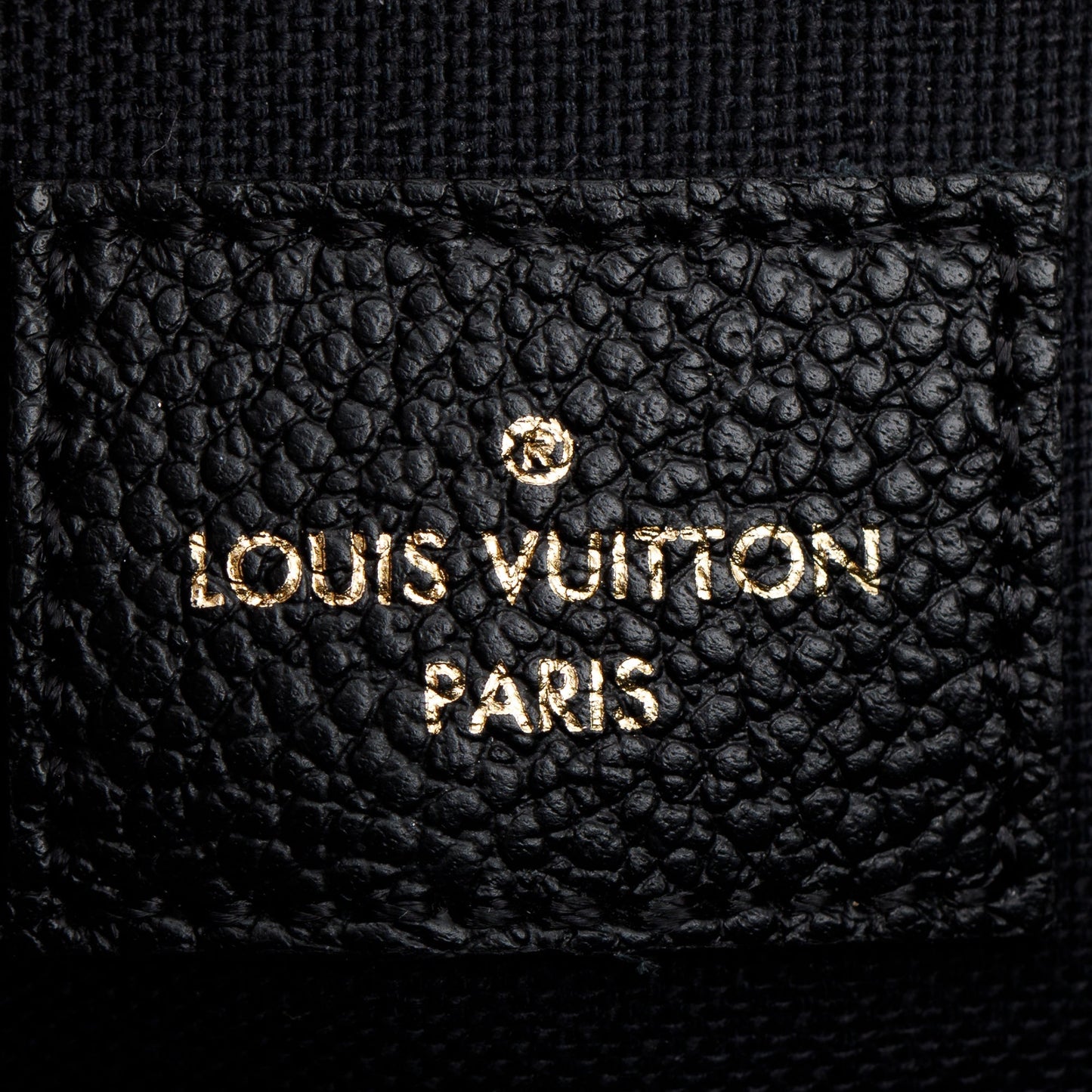 Louis Vuitton 2020 Black Monogram Empreinte Felicie Pochette Bag