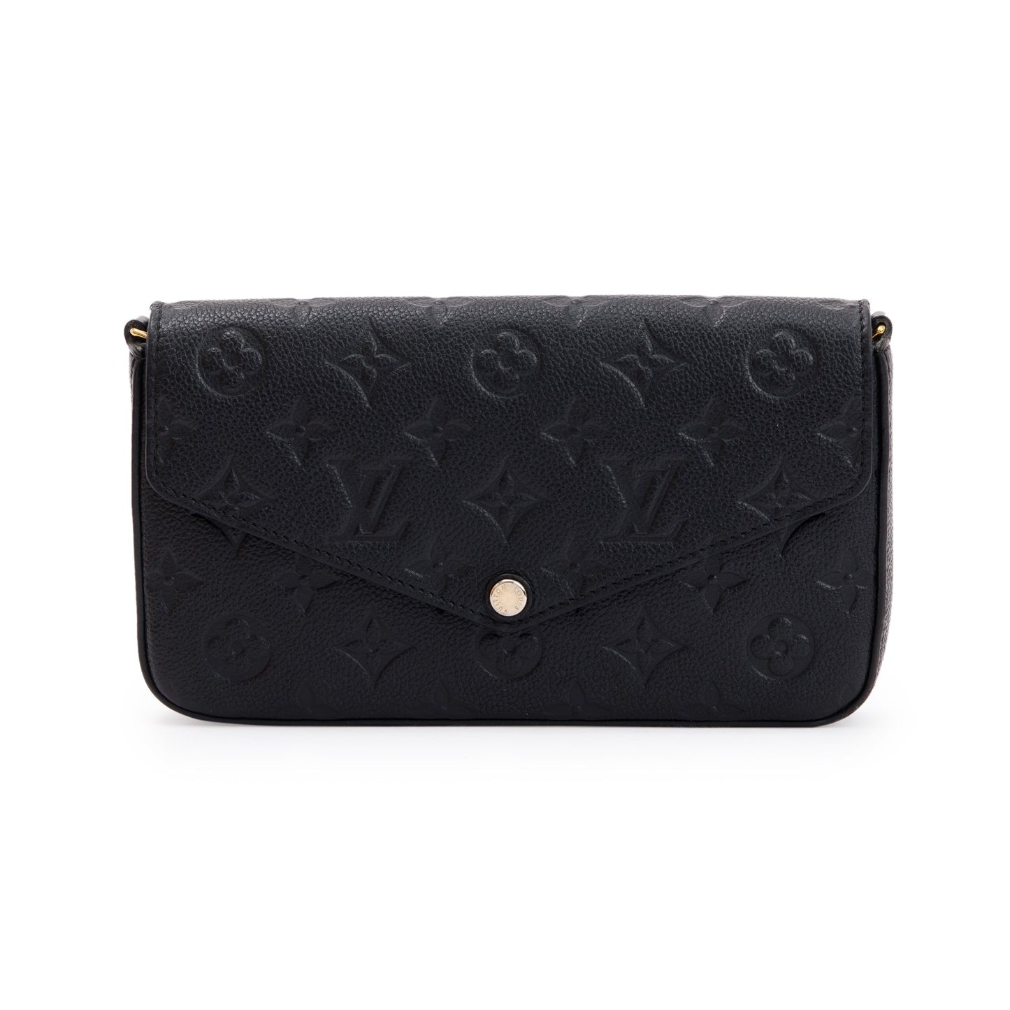 Louis Vuitton 2020 Black Monogram Empreinte Felicie Pochette Bag