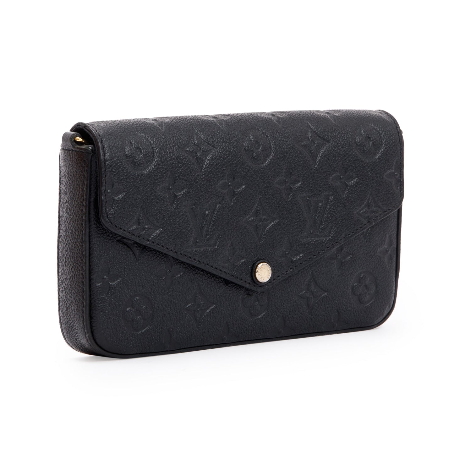 Louis Vuitton 2020 Black Monogram Empreinte Felicie Pochette Bag