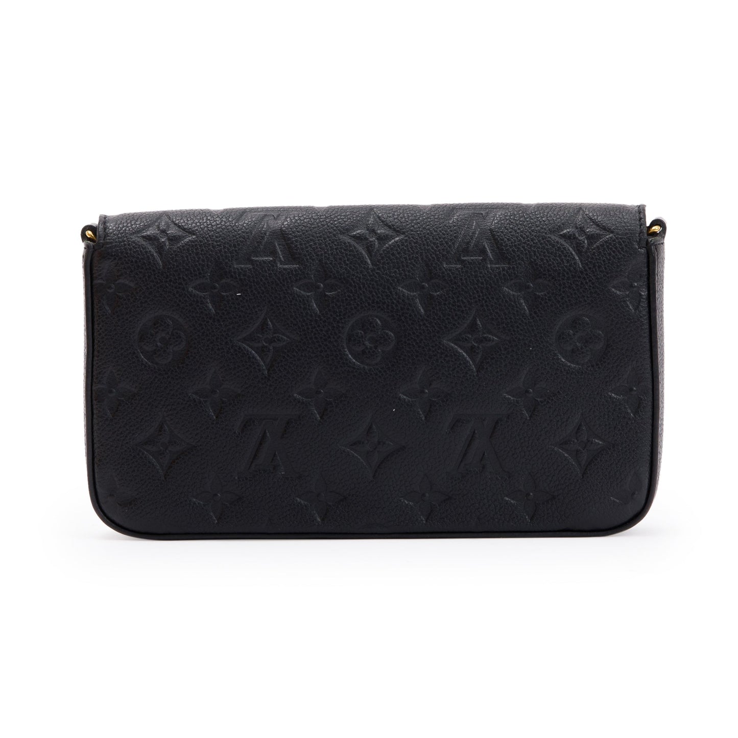 Louis Vuitton 2020 Black Monogram Empreinte Felicie Pochette Bag