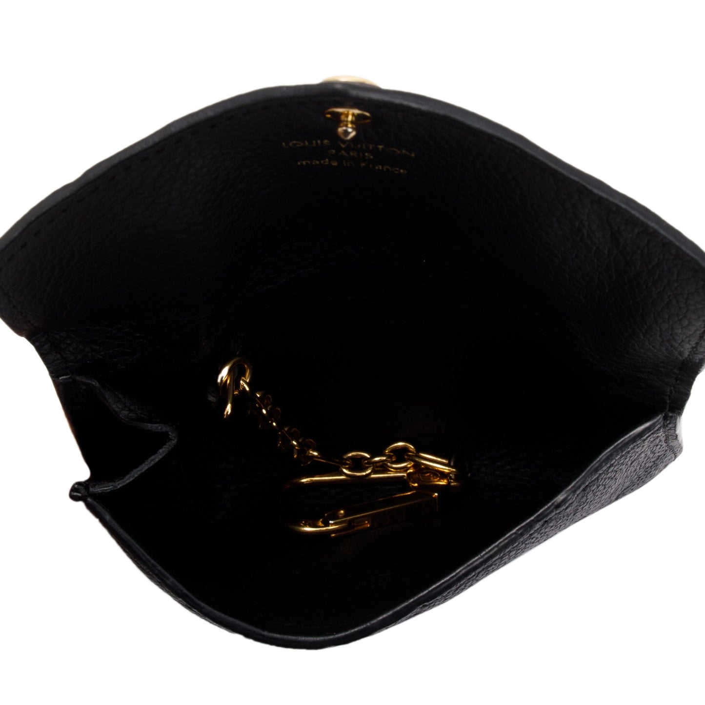 Louis Vuitton 2020 Black Monogram Empreinte Key Pouch