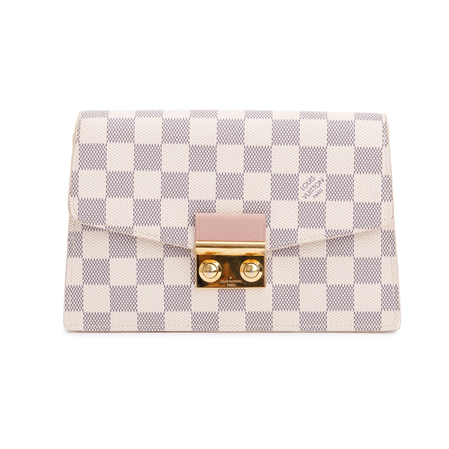 Louis Vuitton 2020 Damier Azur Croisette Chain Wallet