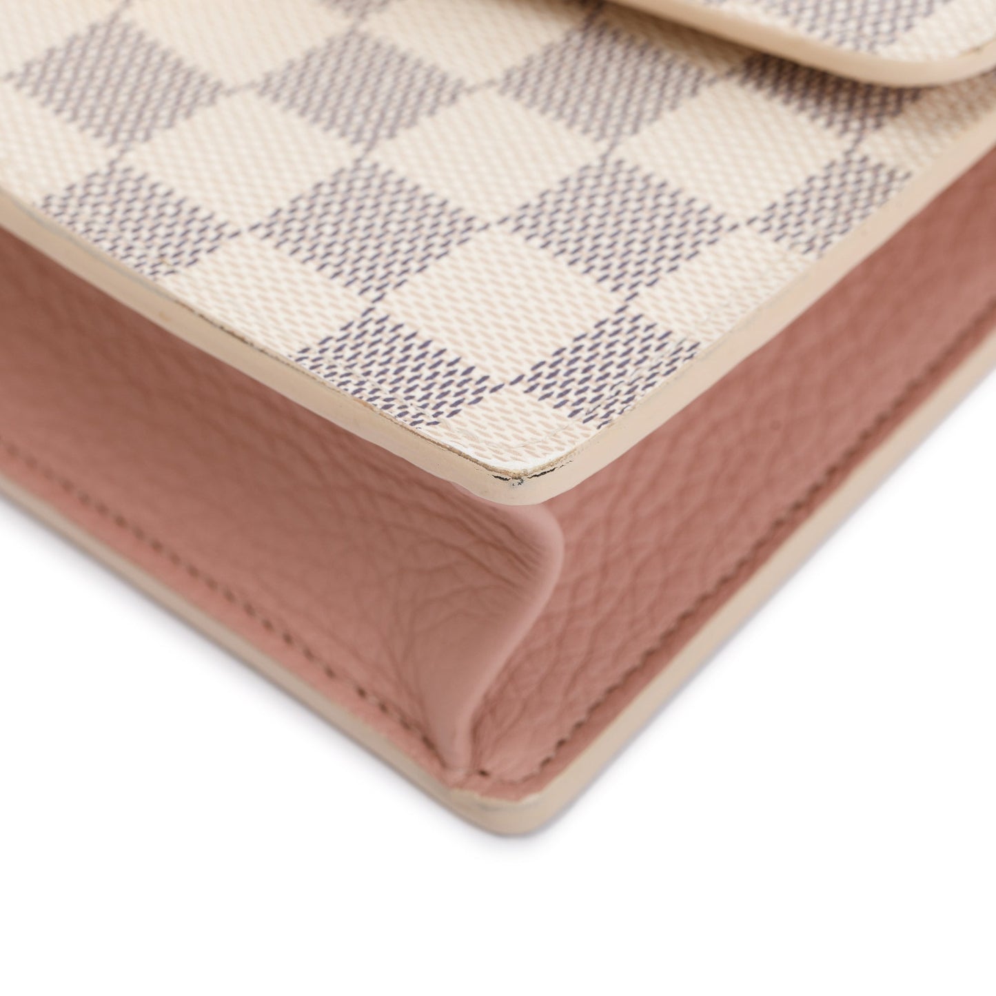 Louis Vuitton 2020 Damier Azur Croisette Chain Wallet