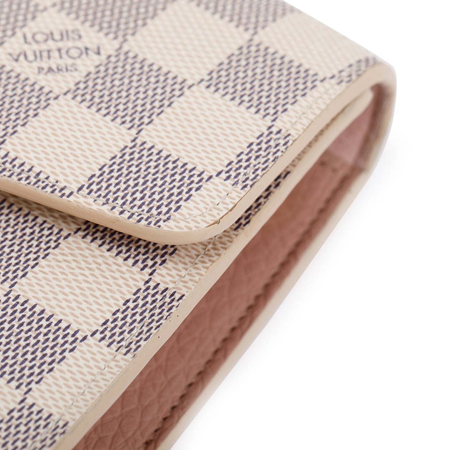 Louis Vuitton 2020 Damier Azur Croisette Chain Wallet