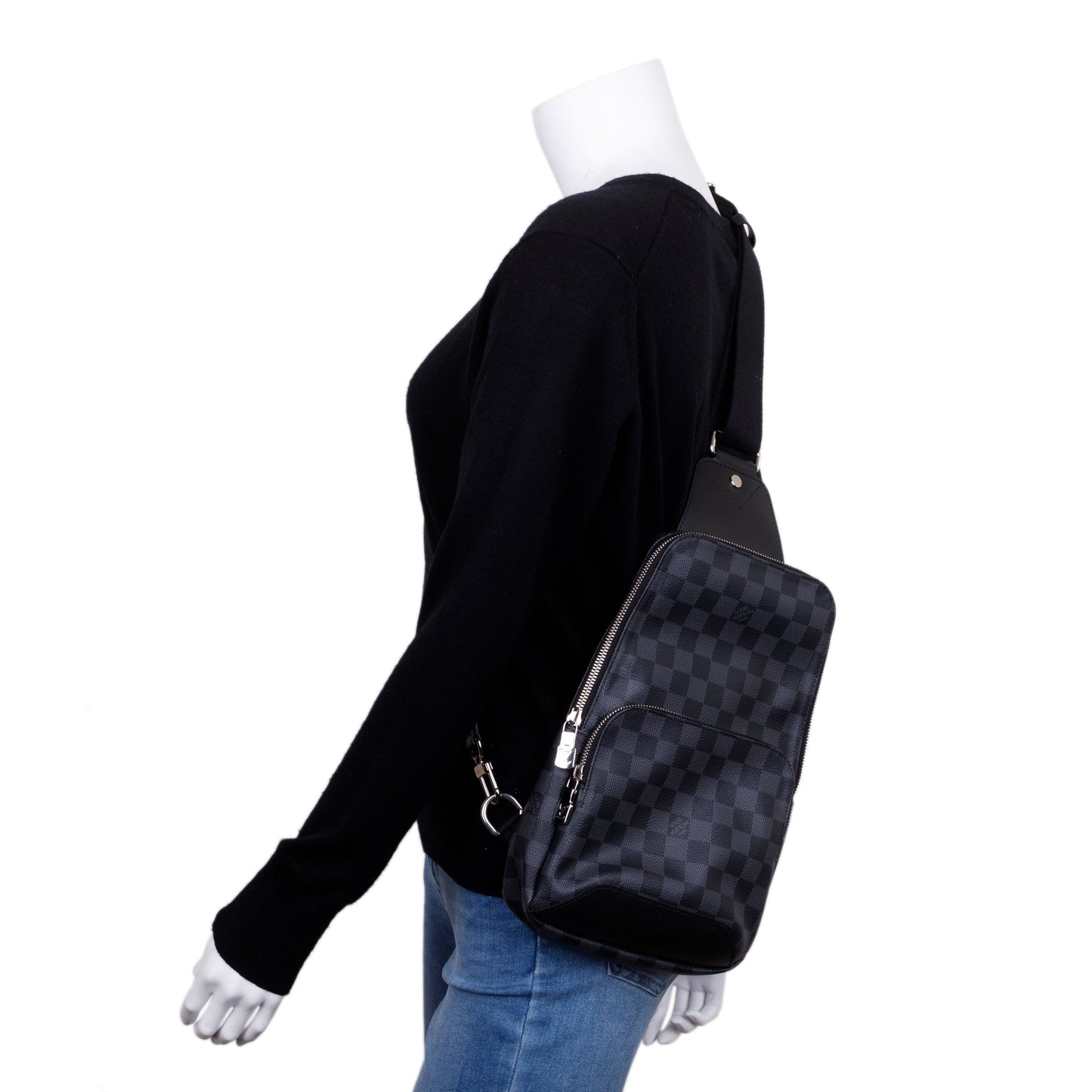 Louis Vuitton 2020 Damier Graphite Avenue Sling Bag NM