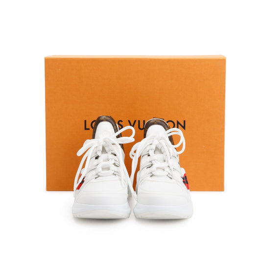 Louis Vuitton 2020 White LV Archlight Sneakers, Size 37.5