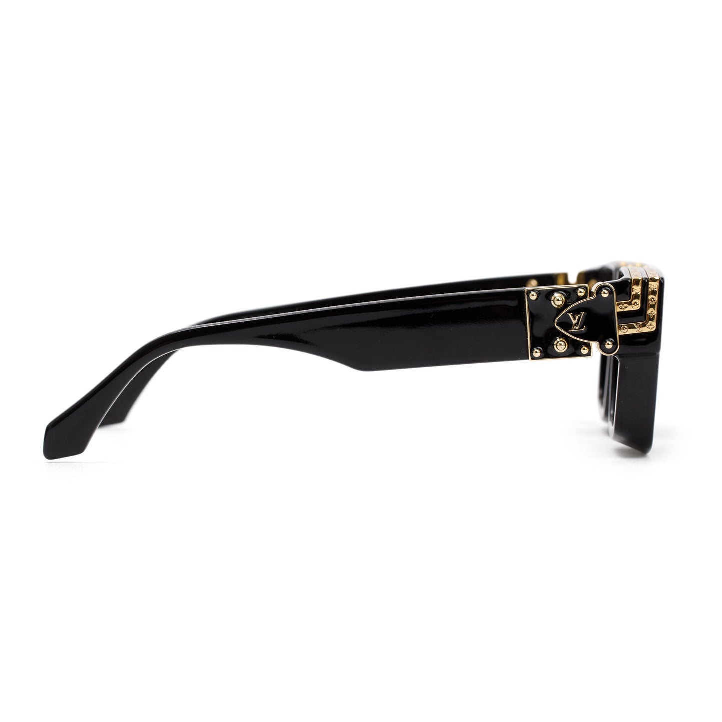 Louis Vuitton 2021 Black Acetate 1.1 Millionaires Sunglasses
