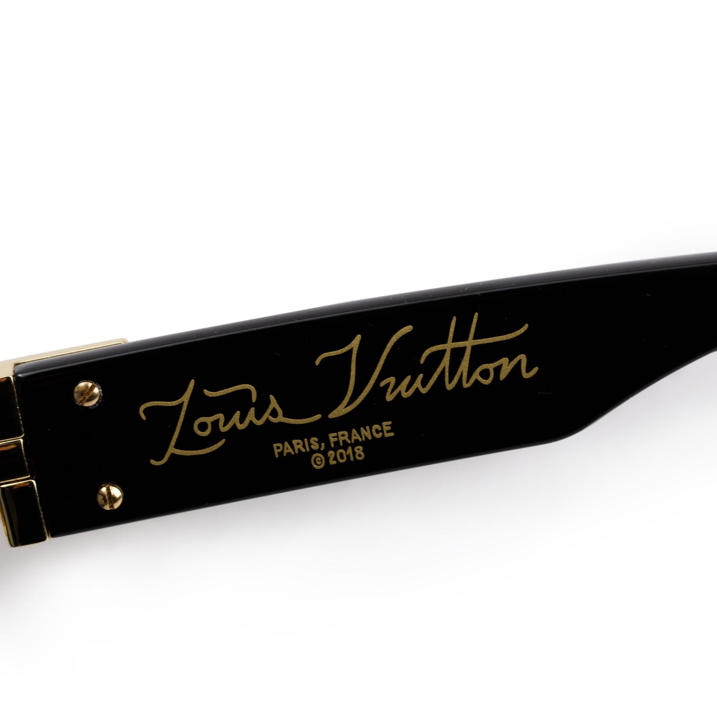 Louis Vuitton 2021 Black Acetate 1.1 Millionaires Sunglasses