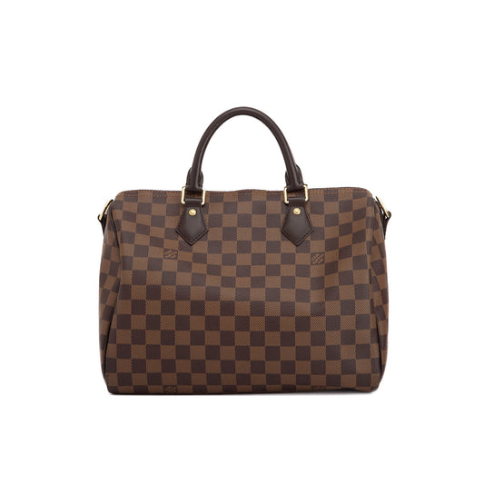 Louis Vuitton 2021 Damier Ebene Speedy Bandouliere 30