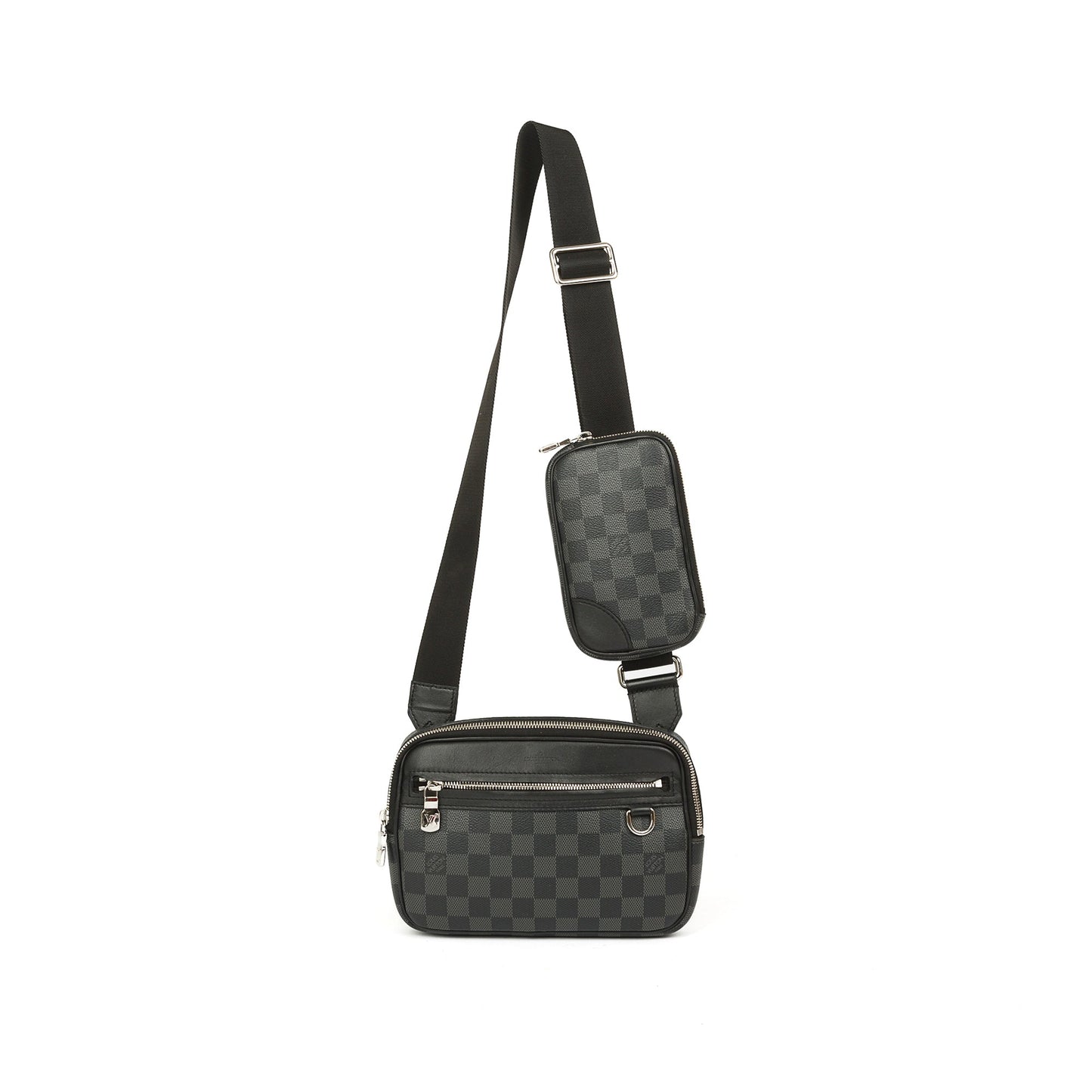 Louis Vuitton 2021 Damier Graphite Scott Messenger Bag