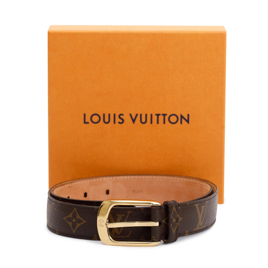 Louis Vuitton 2021 Monogram 30 MM Belt with Ellipse Buckle