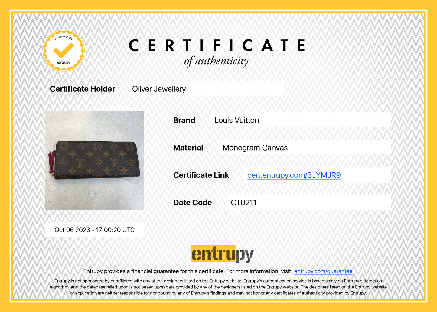 Louis Vuitton 2021 Monogram Clemence Wallet