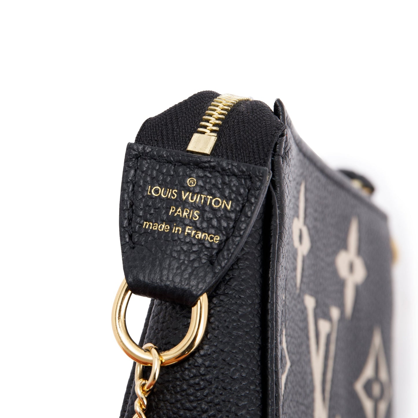 Louis Vuitton 2022 Bicolor Monogram Empreinte Leather Mini Pochette Accessories