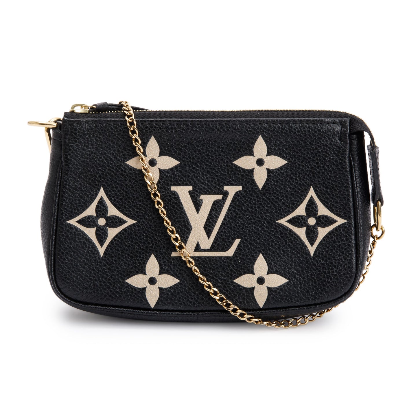 Louis Vuitton 2022 Bicolor Monogram Empreinte Leather Mini Pochette Accessories