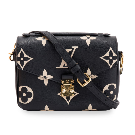 Louis Vuitton 2022 Bicolor Monogram Empreinte Pochette Metis