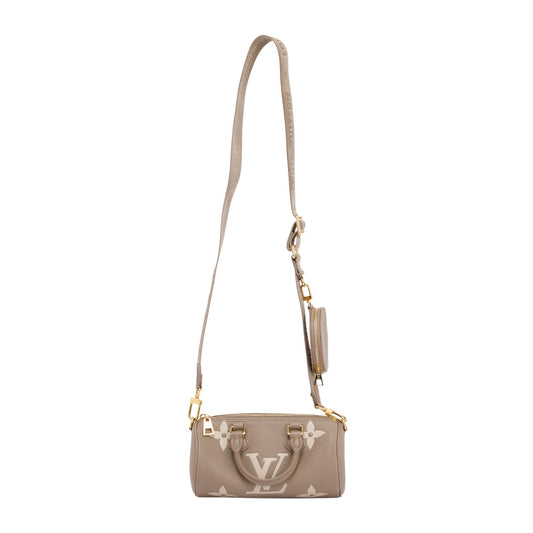 Louis Vuitton 2022 Bicolor Monogram Giant Empreinte Papillon BB