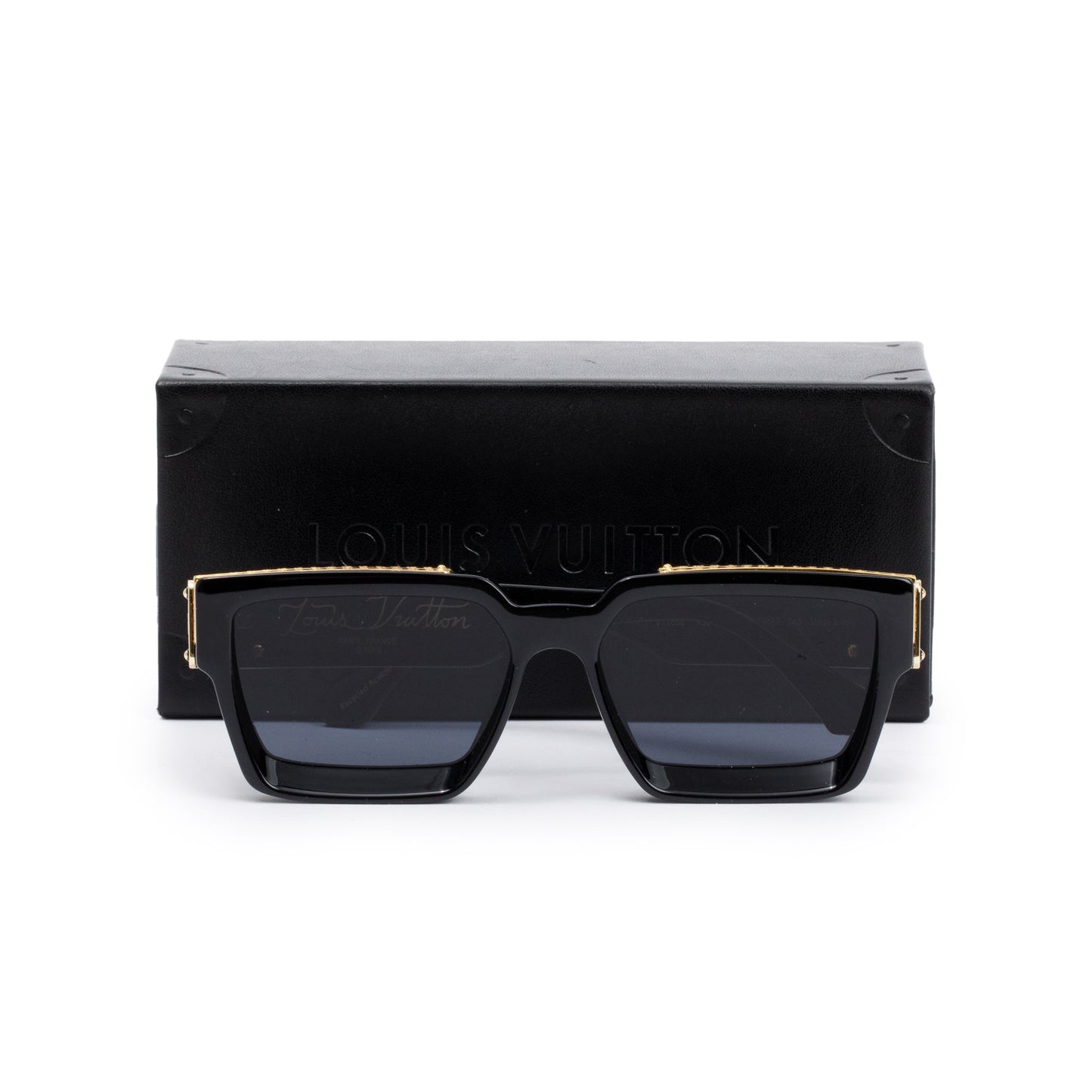 Louis Vuitton 2022 Black Acetate 1.1 Millionaires Sunglasses