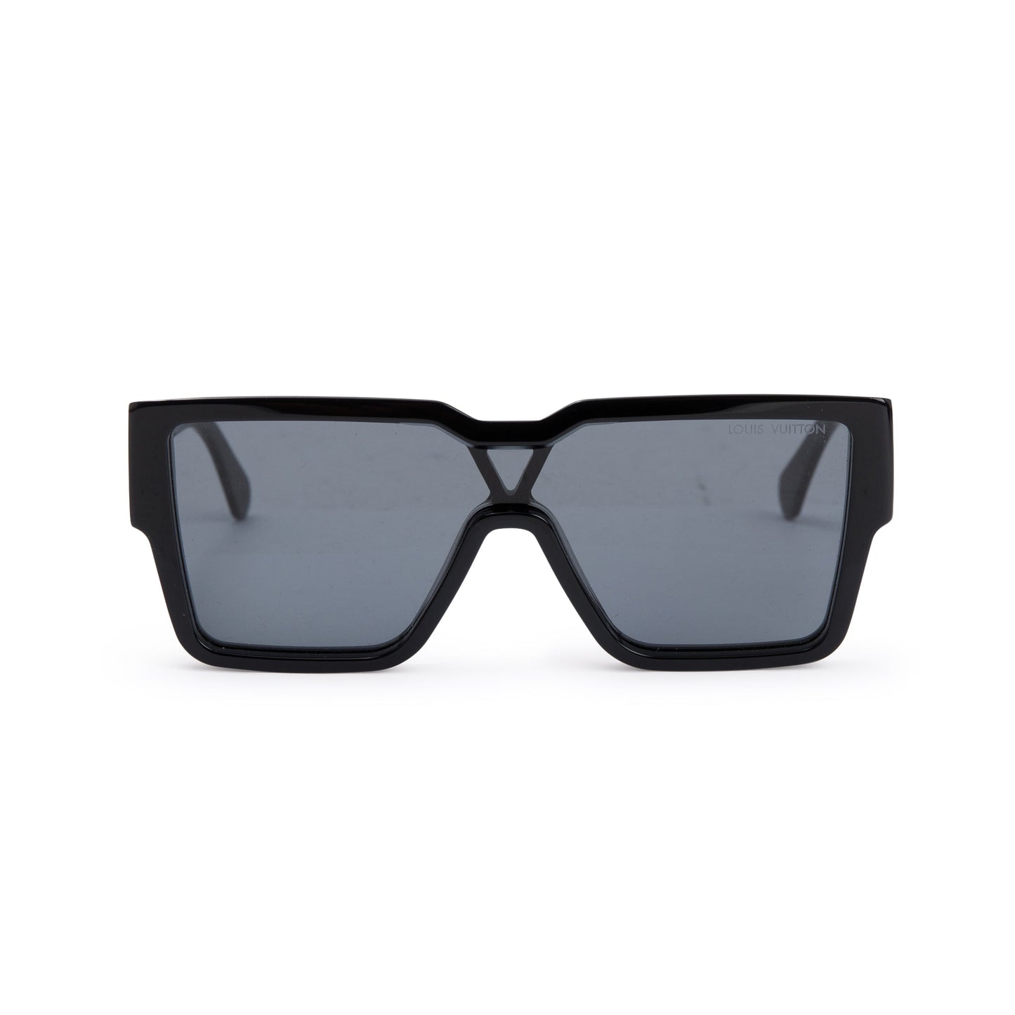 Louis Vuitton 2022 Black Acetate LV Clash Square Sunglasses