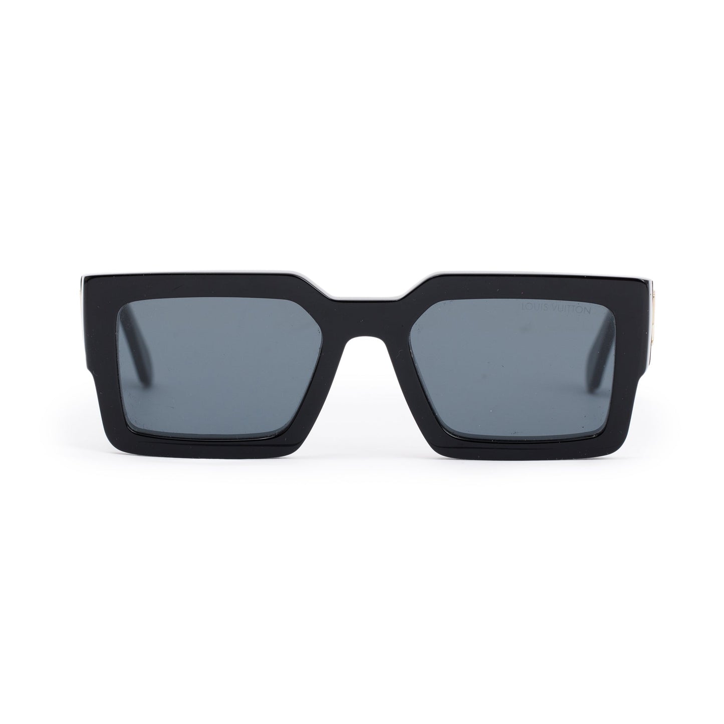Louis Vuitton 2022 Black Acetate LV Clash Square Sunglasses
