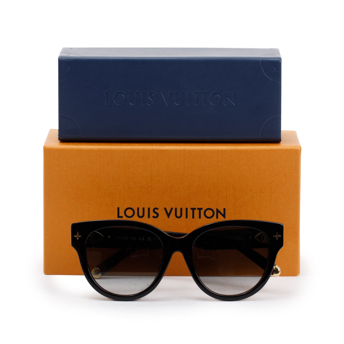Louis Vuitton 2022 Black Acetate My Monogram Round Sunglasses