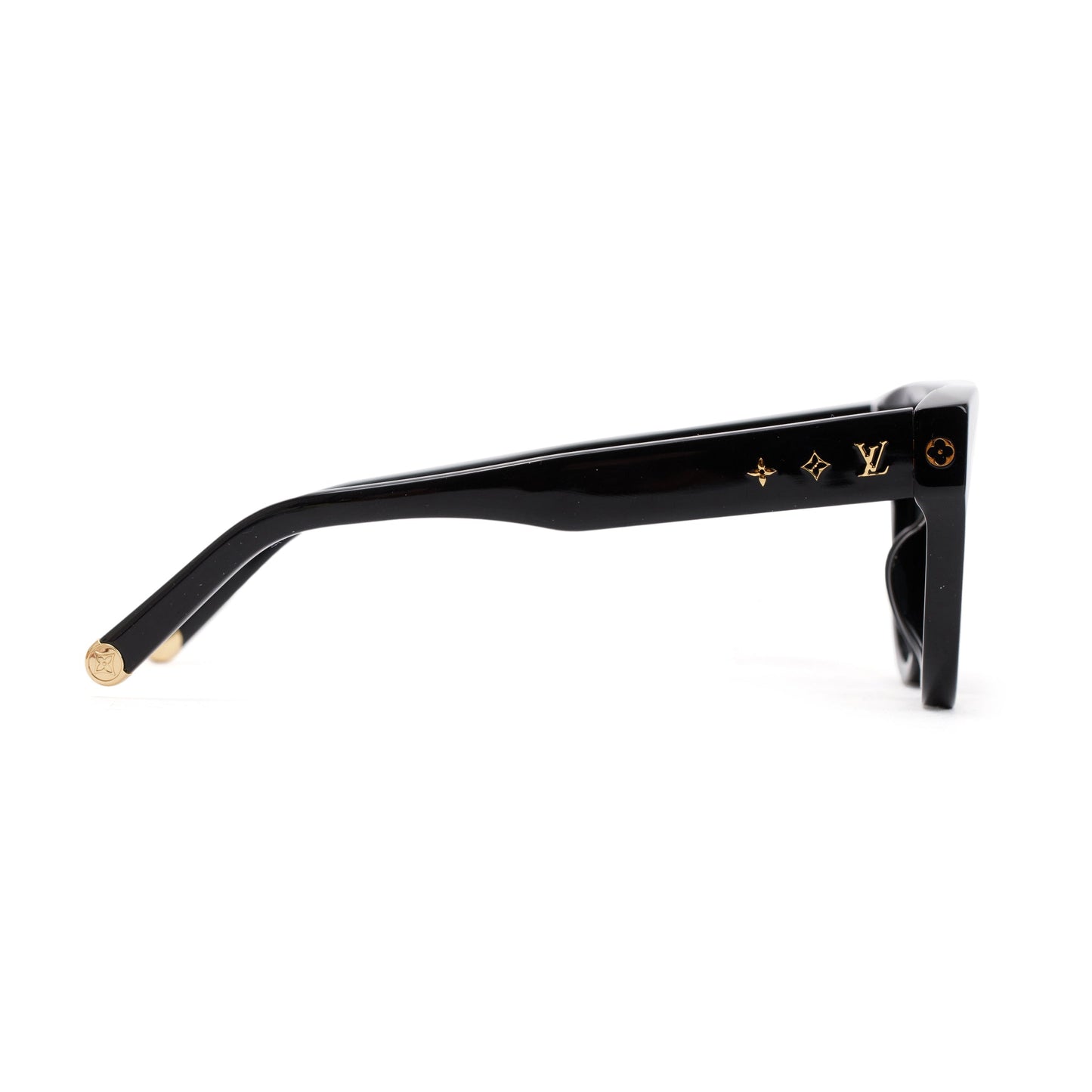 Louis Vuitton 2022 Black Acetate My Monogram Round Sunglasses