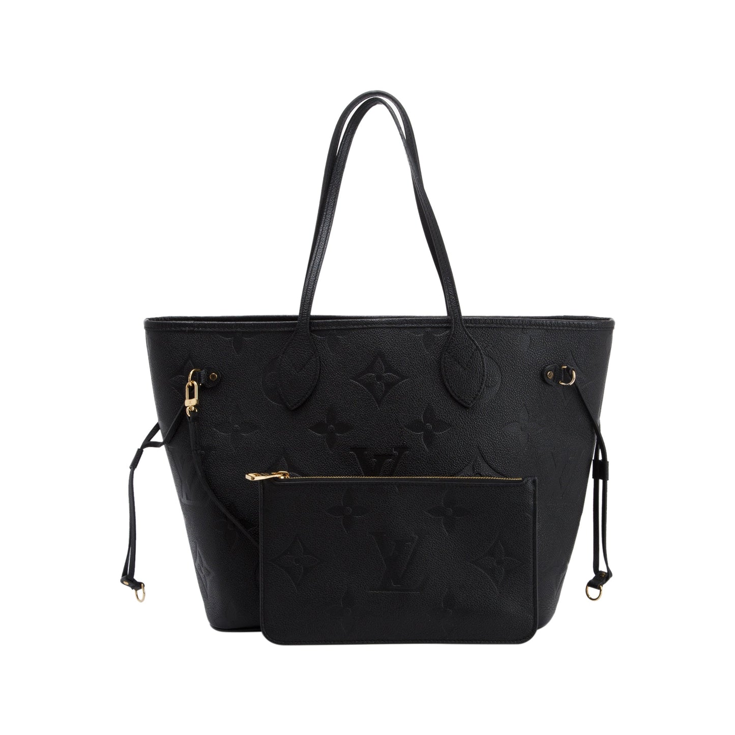 Louis Vuitton 2022 Black Empreinte Leather Neverfull MM