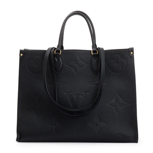 Louis Vuitton 2022 Black Empreinte Leather OnTheGo GM