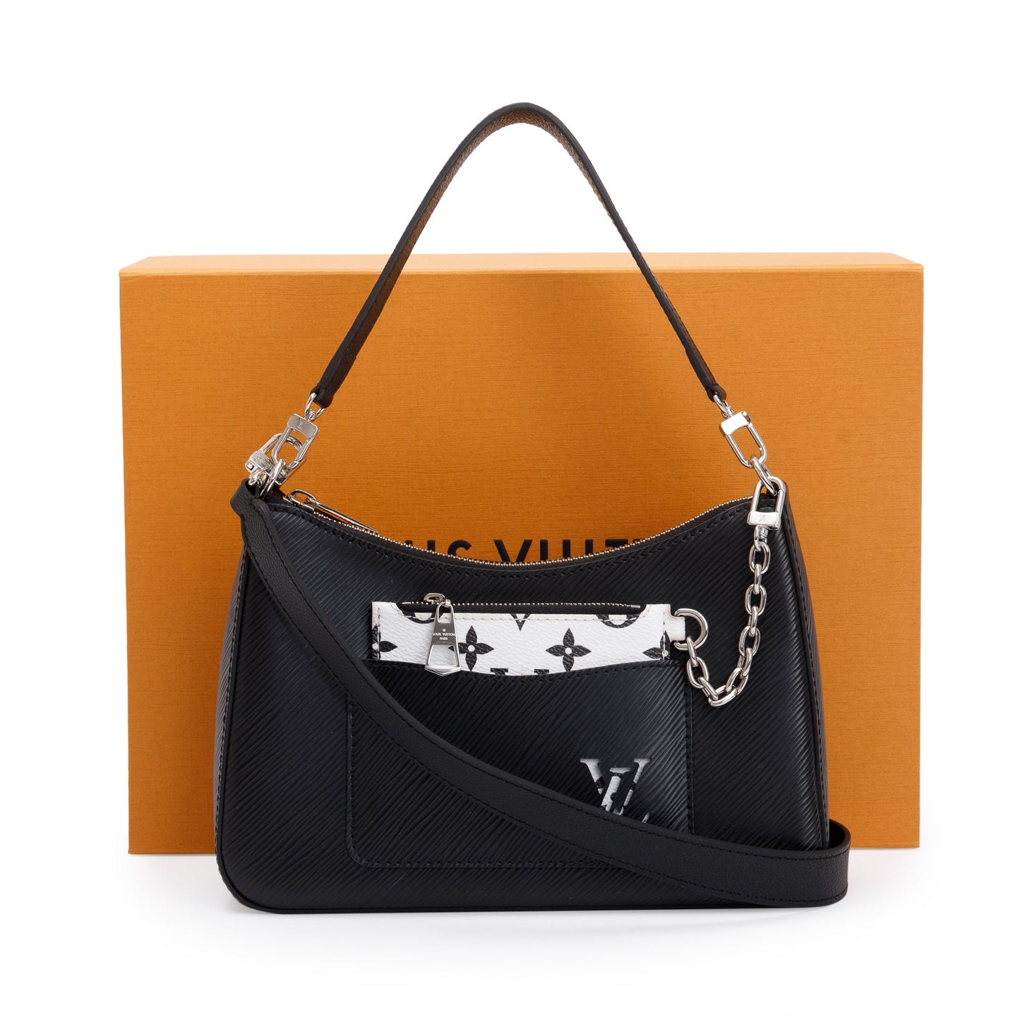 Louis Vuitton 2022 Black Epi Leather Marelle Quartz Bag