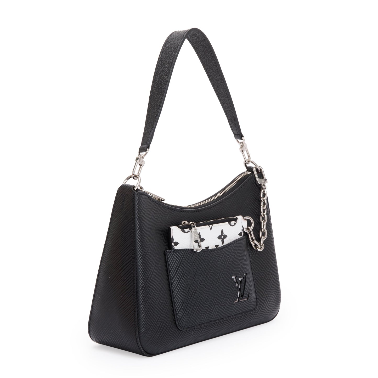 Louis Vuitton 2022 Black Epi Leather Marelle Quartz Bag