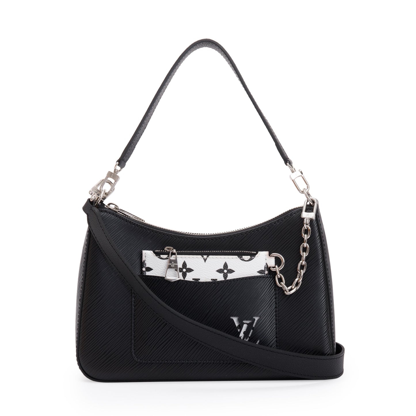 Louis Vuitton 2022 Black Epi Leather Marelle Quartz Bag