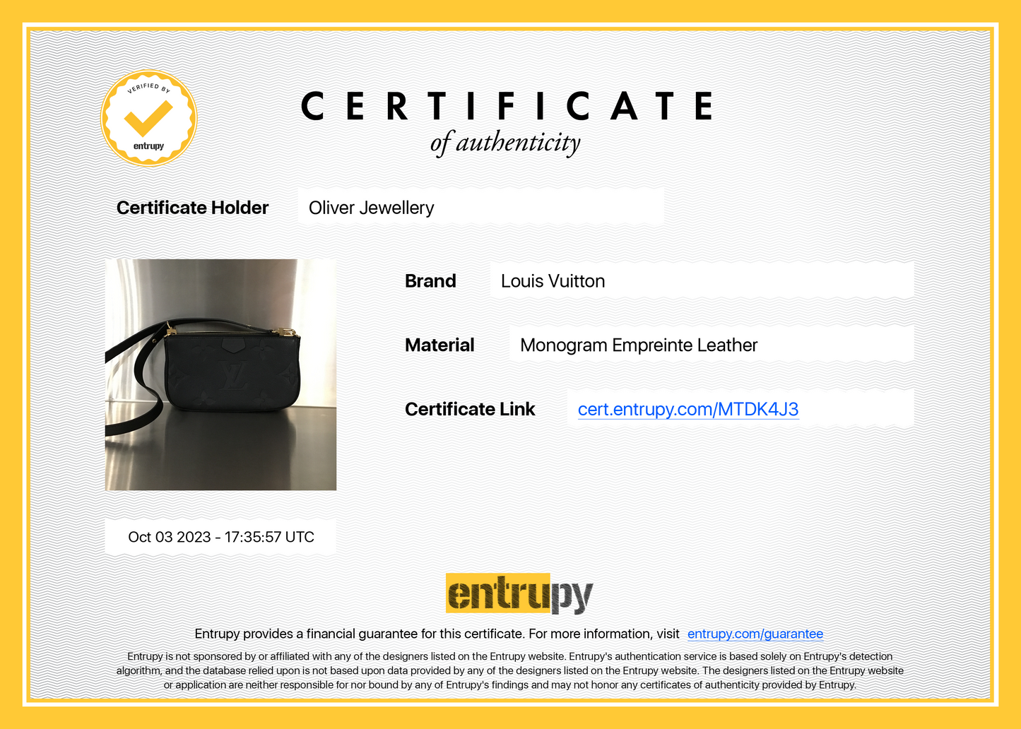 Louis Vuitton 2022 Black Monogram Empreinte Leather Multi-Pochette Accessoires