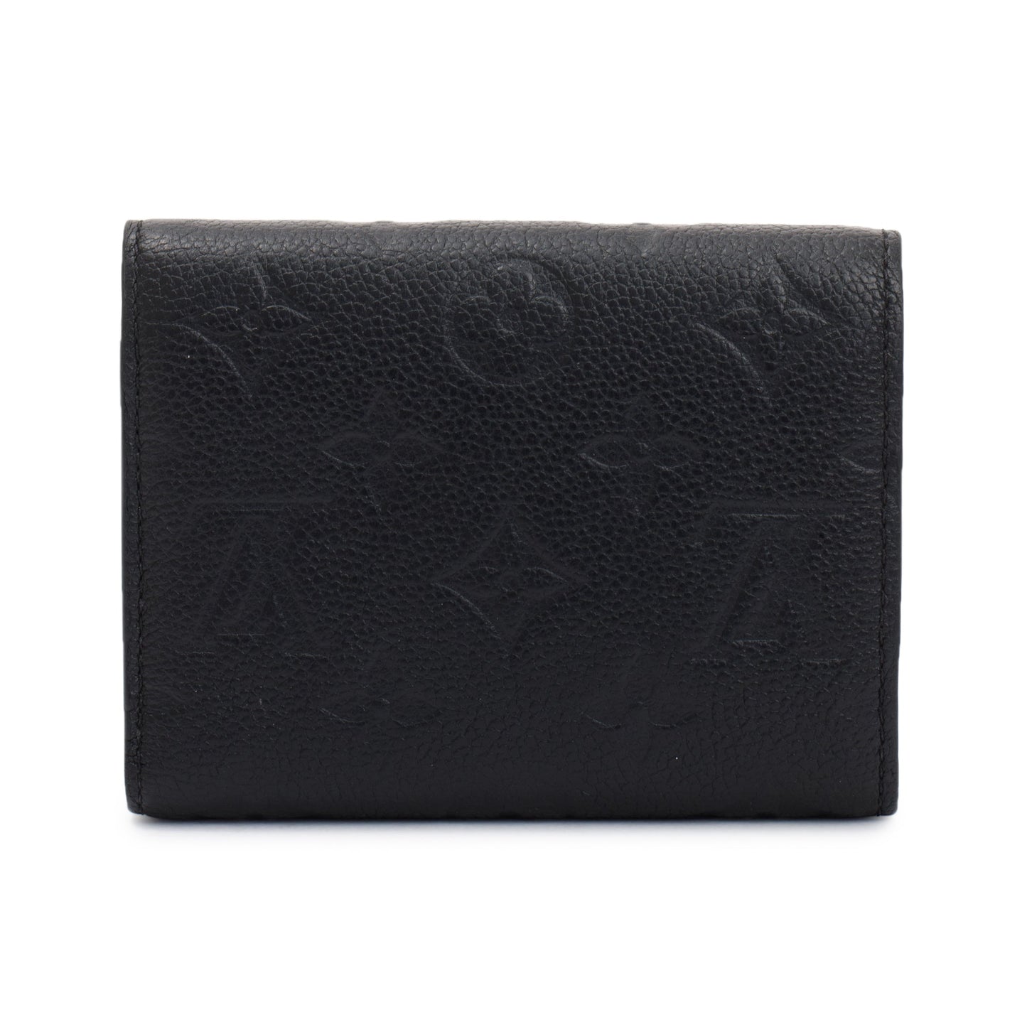 Louis Vuitton 2022 Black Monogram Empreinte Leather Victorine Wallet