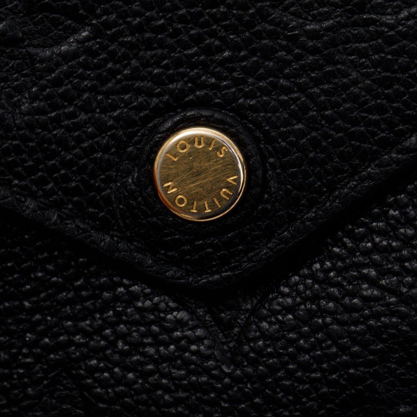 Louis Vuitton 2022 Black Monogram Empreinte Leather Victorine Wallet