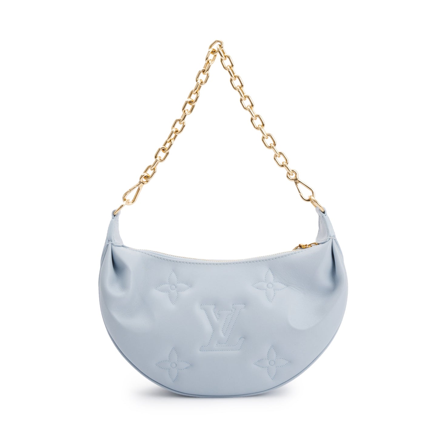 Louis Vuitton 2022 Blue Monogram Calfskin Over The Moon Bag